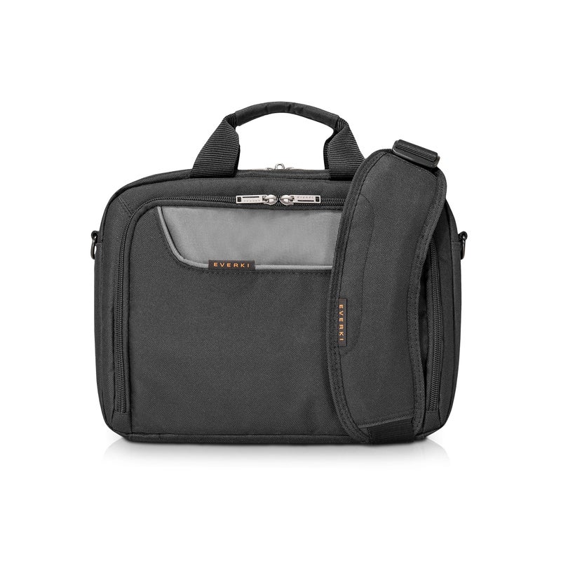 EVERKI Advance Laptop Briefcase 11.6 Inch - Business Briefcase for Men & Women, Ideal Lap Top Computer Bag for Travel, Heavy Duty Laptop Bag, Lap Top Shoulder Bag Carrying Case - (EKB407NCH11) Black - Image 1